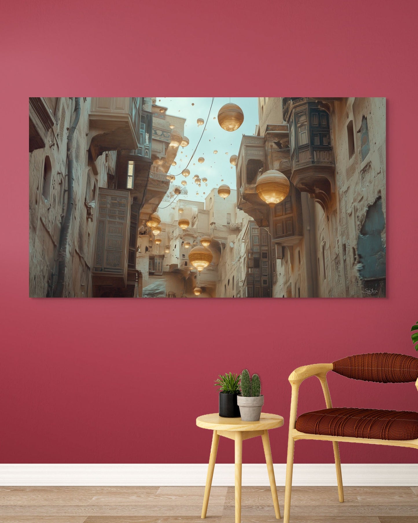 Dreamlike Surrealism artwork of Al Balad, Saudi Arabia – Flow Edition V4 by Safaya