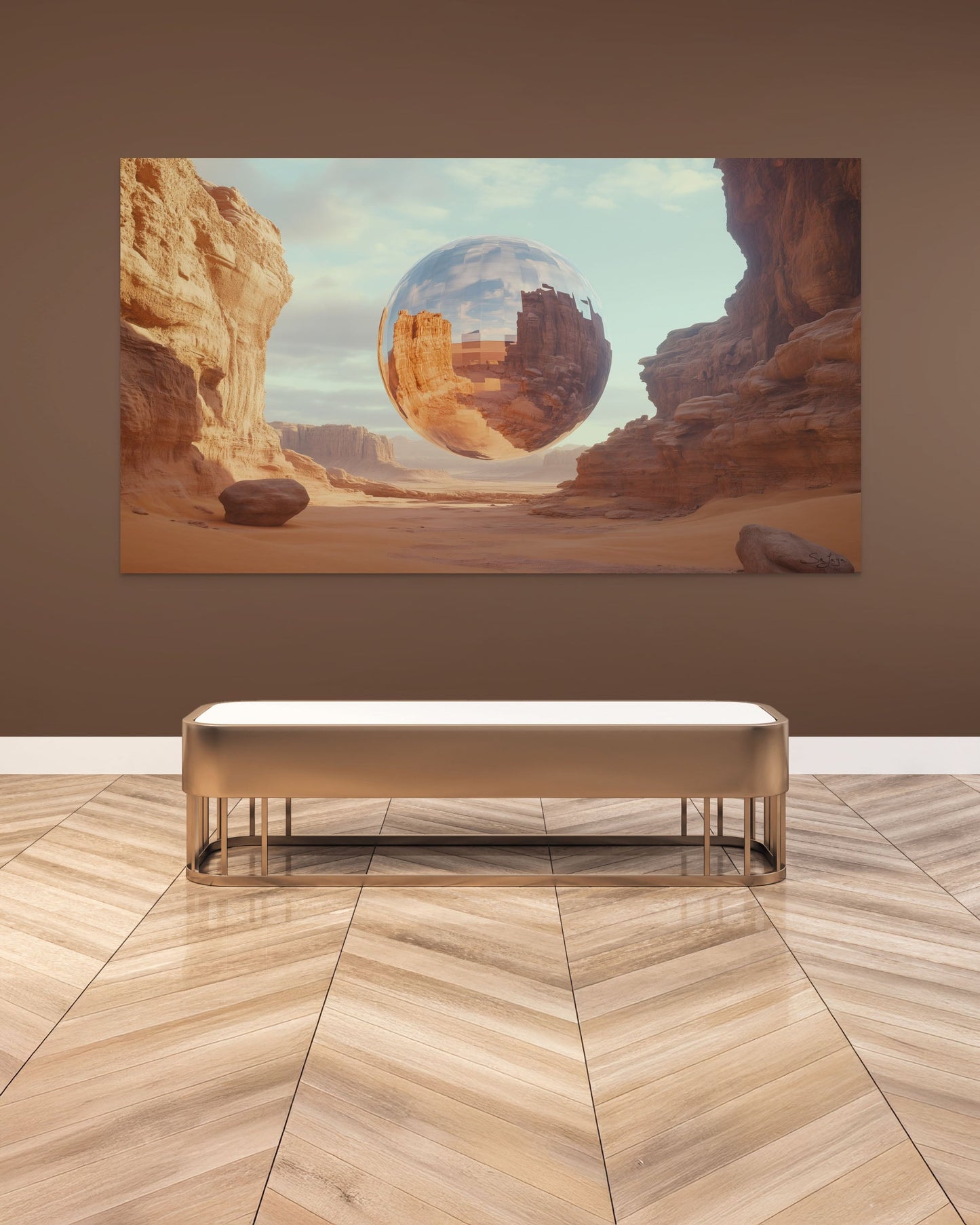 Dreamlike Surrealism artwork of Maraya, Saudi Arabia – Flow Edition V5 by Safaya