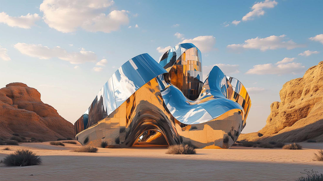 Pop Art design of Maraya in Alula, Saudi Arabia