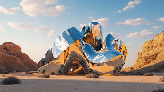 Pop Art design of Maraya in Alula, Saudi Arabia