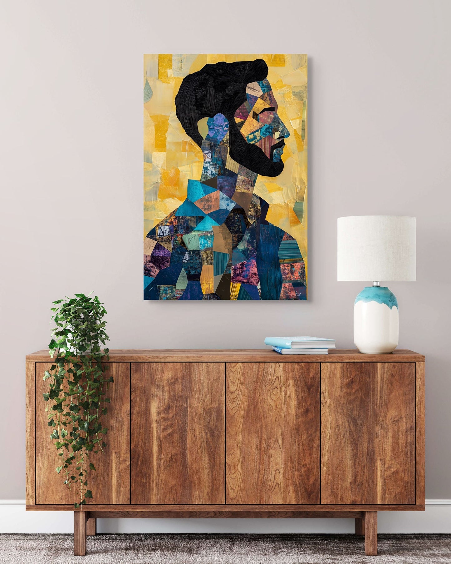Expressive Abstract Art portrait of a Saudi man from Saudi Arabia – Flow Edition V1 by Safaya