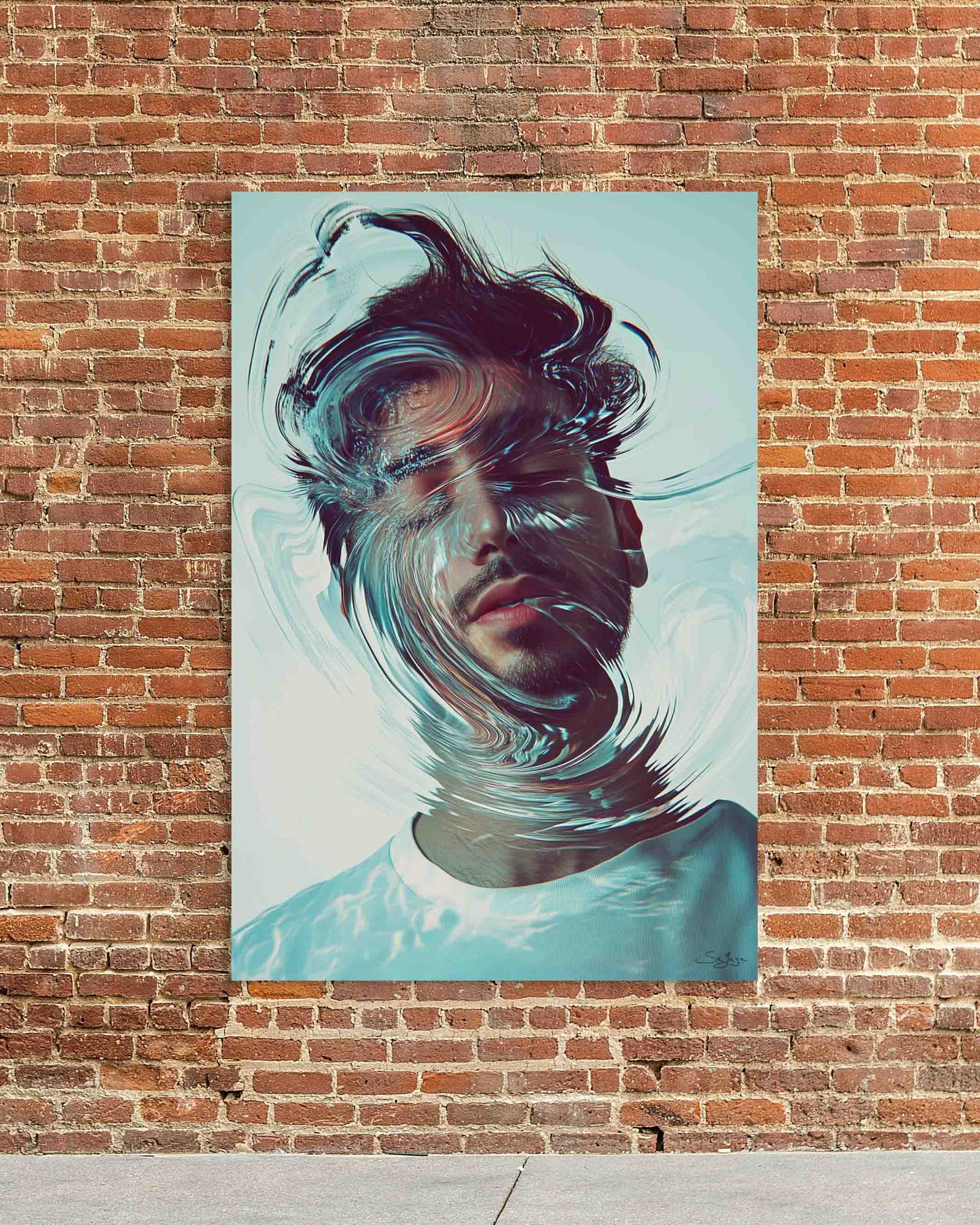 Dreamlike Surrealism portrait of a Saudi man from Saudi Arabia – Flow Edition V2 by Safaya