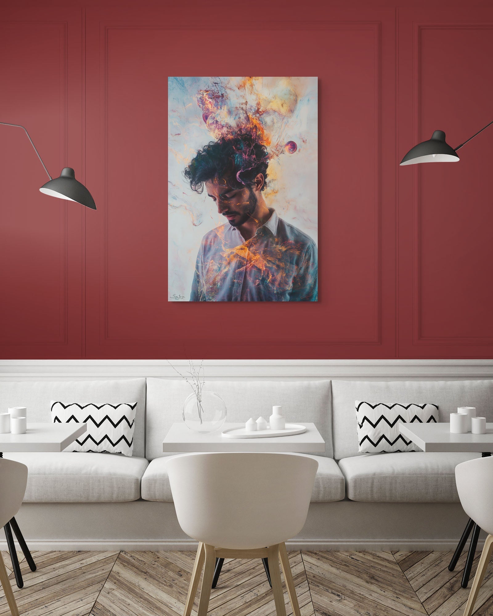 Dreamlike Surrealism portrait of a Saudi man from Saudi Arabia – Legacy Edition V1 by Safaya