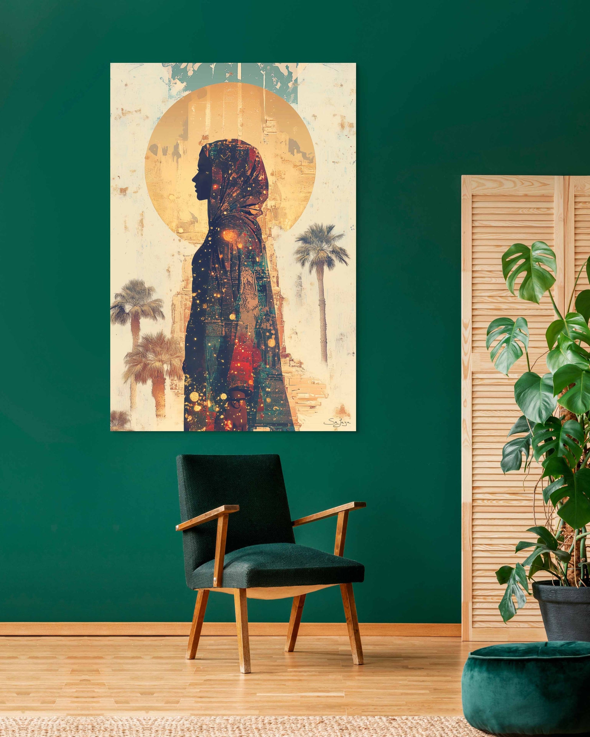 Dreamlike Surrealism portrait of a Saudi woman from Saudi Arabia – Flow Edition V6 by Safaya