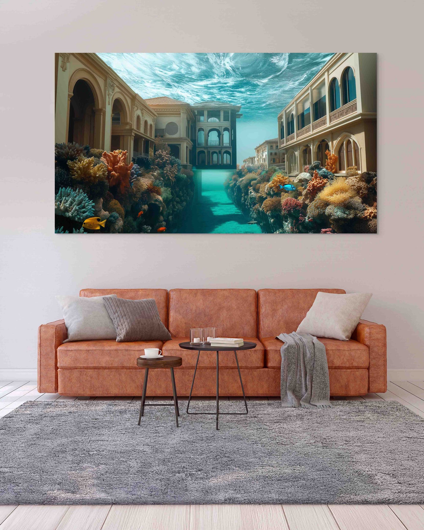 Dreamlike Surrealism artwork of Yanbu, Saudi Arabia – Flow Edition V3 by Safaya
